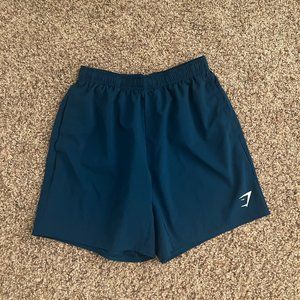 Gymshark Men's Athletic Shorts Blue Size Medium 7" length
